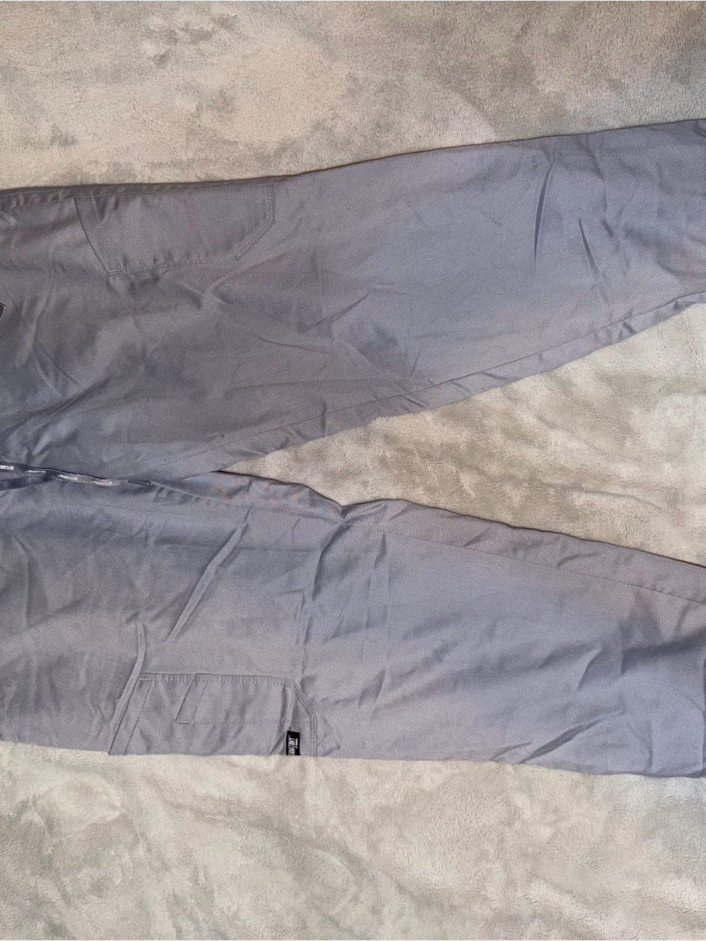 Women’s Gray Work Pants - Classic Straight Fit